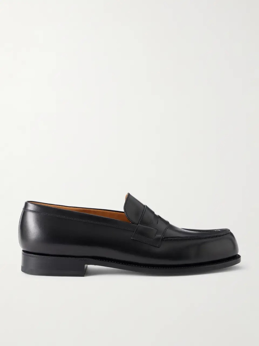 JM Weston 180 Loafer Size 7D UK (8 US) Box Black Calf